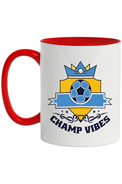 StoryGift Romania Cana Cu Mesaj In Engleza Champ Vibes, Football, Emblema, Co...