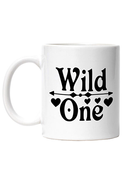StoryGift Romania Cana cu inimioare si textul in limba engleza "Wild one" - c...