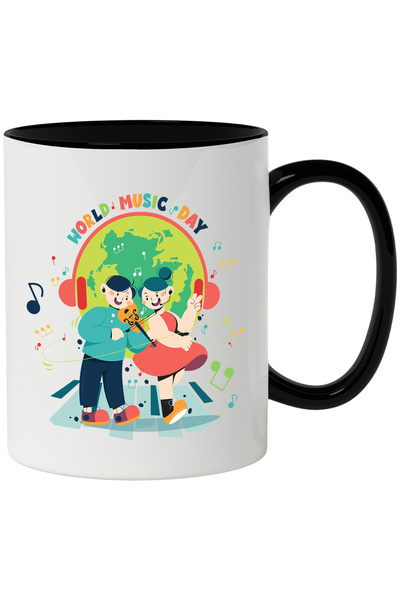 StoryGift Romania Cana Cu Mesaj In Engleza World Music Day, Muzica, Cantec, C...
