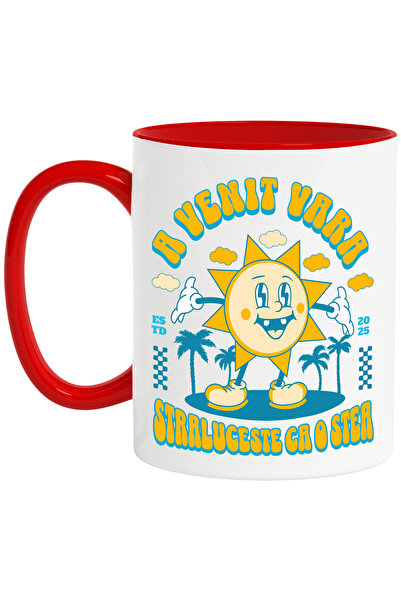 StoryGift Romania Cana cu Soare Vesel stralucitor Text A venit Vara Straluces...