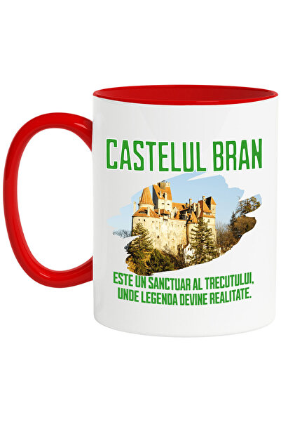 StoryGift Romania Cana cu Atractie Turistica Castel Text Castelul Bran, Roman...