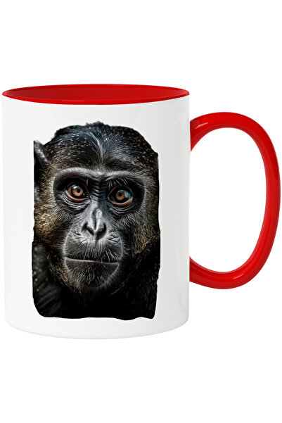 StoryGift Romania Cana Cu Privire Maimuta,Savana, Animale, Ochi Patrunzatori,...