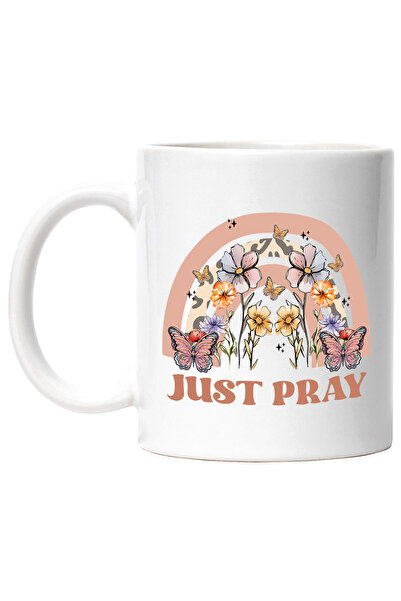 StoryGift Romania Cana cu mesajul "Just pray", religie, ilustratie, credinta,...