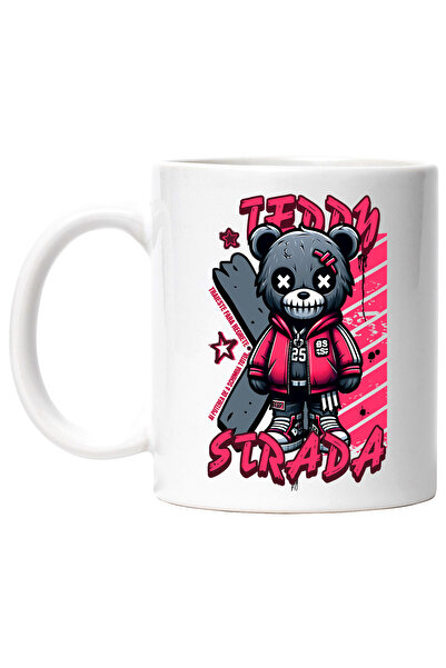 StoryGift Romania Cana Urs Strada - Traieste Fara Regrete, 330ml, Ceramic cu ...