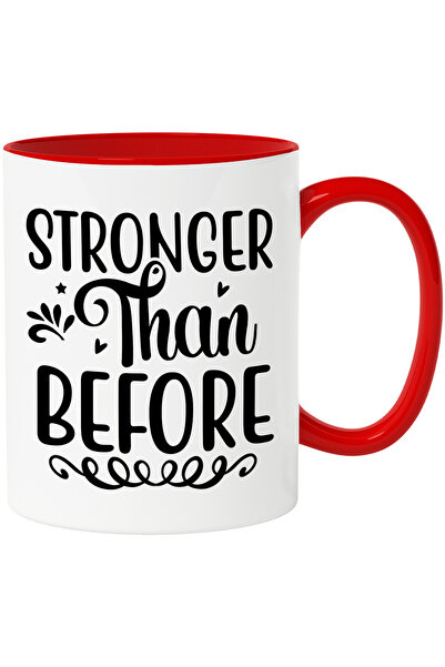 StoryGift Romania Cana cu inimioare si textul "Stronger than before" - mai pu...