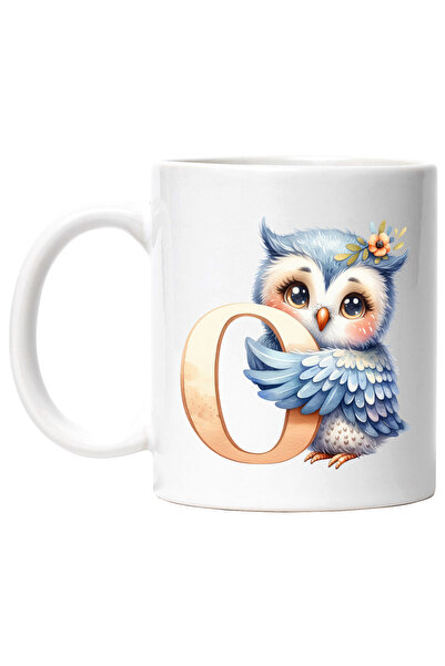 StoryGift Romania Cana cu o bufnita cu litera "O", ilustratie, pentru copii, ...