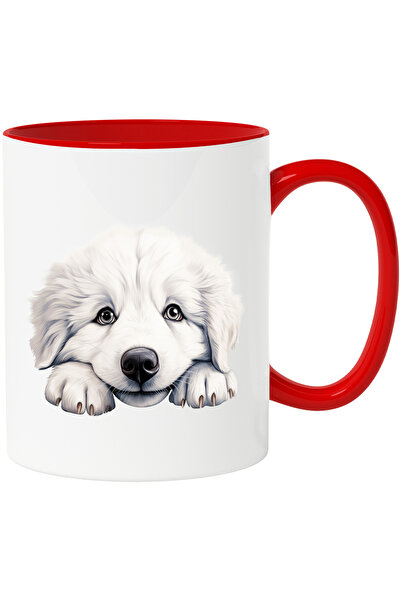 StoryGift Romania Cana cu un catel blanos | ilustratie | alb | gheare | labut...