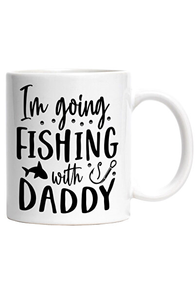 StoryGift Romania Cana pentru micutii pasionati de pescuit cu textul "Ma duc ...