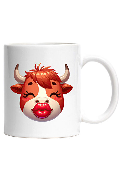 StoryGift Romania Cana cu o femela zimbru care da un pupic | ilustratie | fer...