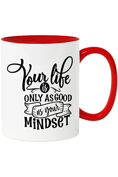 StoryGift Romania Cana cu textul "Viata ta e la fel de buna ca si mentalitate...