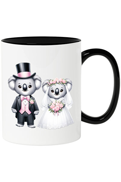 StoryGift Romania Cana cu o ursoaica si un urs Koala in ziua nuntii | ilustra...