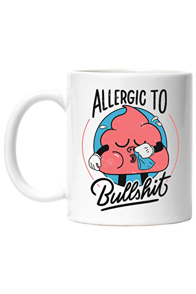 StoryGift Romania Cana Cu Mesaj In Engleza Allergic To Bullshit, Batista, Ale...