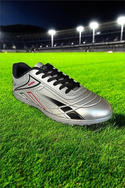 Liger Ανδρικά παπούτσια ποδοσφαίρου Astroturf SILVER
