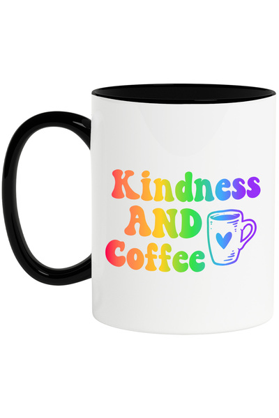 StoryGift Romania Cana pentru iubitorii de cafea cu textul in engleza "Kindne...