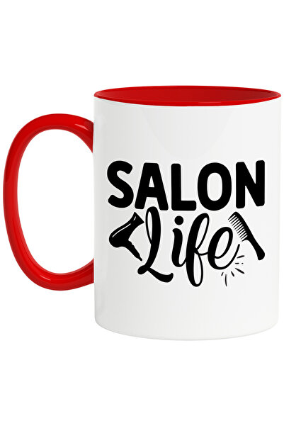 StoryGift Romania Cana cu textul in limba engleza "Salon life" - viata la sal...