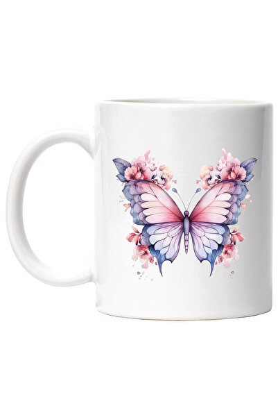 StoryGift Romania Cana cu un fluture | ilustratie | floricele | natura | libe...