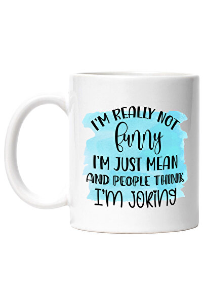 StoryGift Romania Cana cu mesajul „Nu sunt chiar amuzant, sunt doar rău și oa...