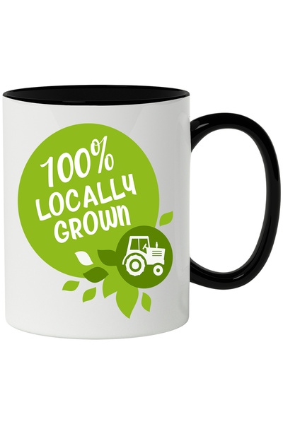 StoryGift Romania Cana Cu Mesaj In Engleza 100% Locally Grown, Crescut Local,...