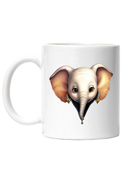 StoryGift Romania Cana cu un elefant timid | ilustratie | fermoar | surprins ...