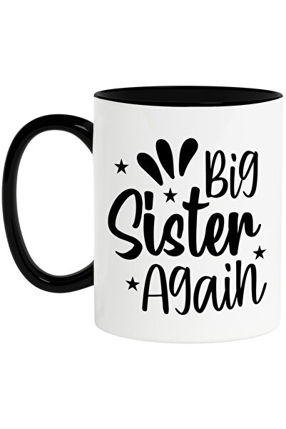 StoryGift Romania Cana cu stelute si textul in engleza "Big sister again" - s...