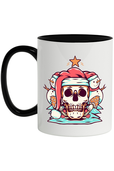 StoryGift Romania Cana Craniu de Craciun, Stea, Om de zapada, Sarbatori, Mult...