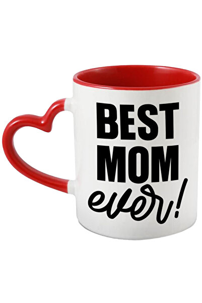 StoryGift Romania Cana pentru cea mai buna mama din lume cu Maner Inima Rosie...