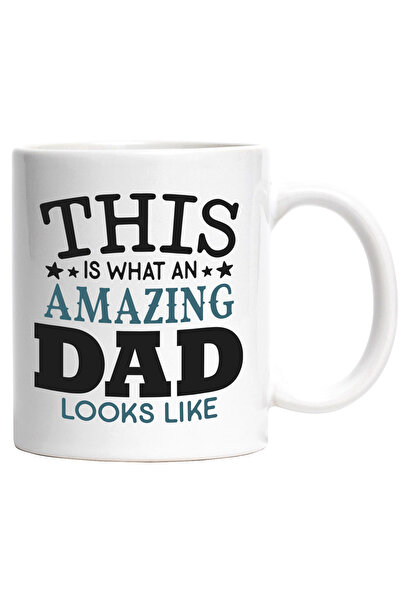 StoryGift Romania Cana Cu Text Asa Arata un Tata Uimitor, Familie,,Ceramica, ...