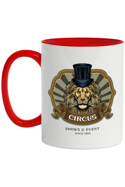 StoryGift Romania Cana Cu Mesaj In Engleza Circus, Leu, Joben, Circ, Emblema,...