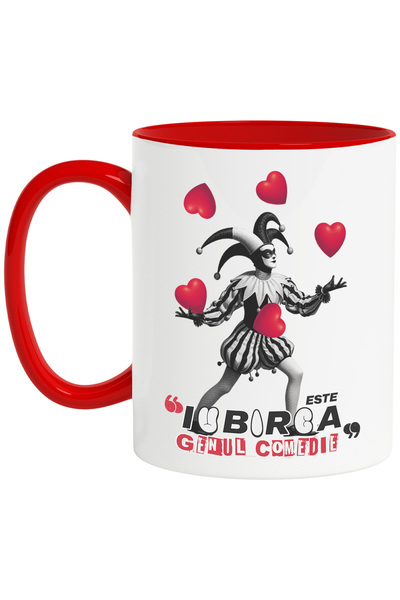 StoryGift Romania Cana Clovn buson text iubirea este genul comediei, 330ml, C...