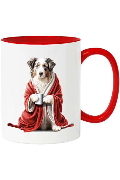 StoryGift Romania Cana cu un caine serios care are un capod pe el | ilustrati...