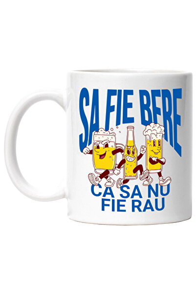 StoryGift Romania Cana cu Grup De Prieteni Pahar Halba Si sticla De Bere Text...