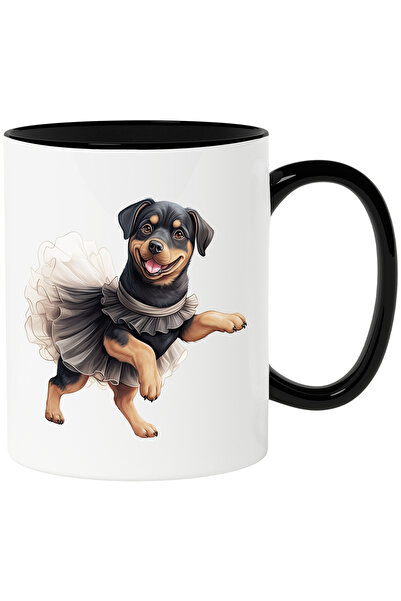 StoryGift Romania Cana cu un catel Rottweiler care danseaza | se simte bine |...