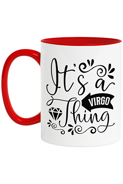 StoryGift Romania Cana cu zodia Fecioara cu mesajul "It's a Virgo thing", ilu...
