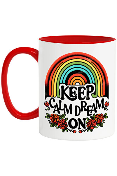 StoryGift Romania Cand cu mesajul "Keep calm, dream on", ilustratie, motivati...