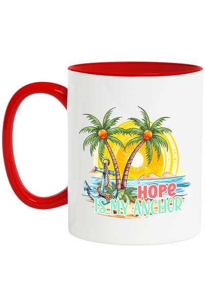 StoryGift Romania Cana cu mesajul "Hope is my anchor", vara, vacanta, relaxar...