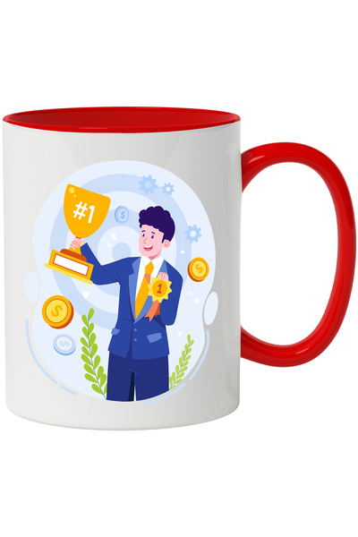 StoryGift Romania Cana Cu Trofeu, Tinta, Panglica, Business, Multicolor 330 m...
