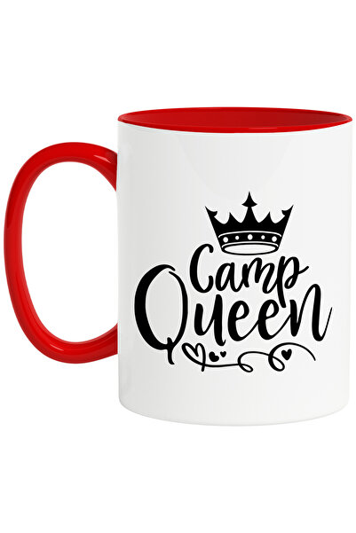 StoryGift Romania Cana cu o coroana regala si textul "Camp queen" - regina ta...
