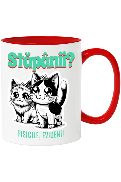 StoryGift Romania Cana pisicile sunt stapanii casei animal blanos, iubire, 33...