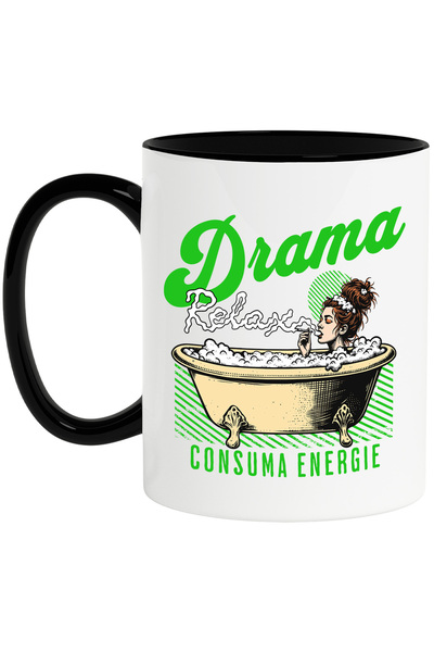 StoryGift Romania Drama Mug Consumes Energy Before Relaxing in the Bathtub, 3...
