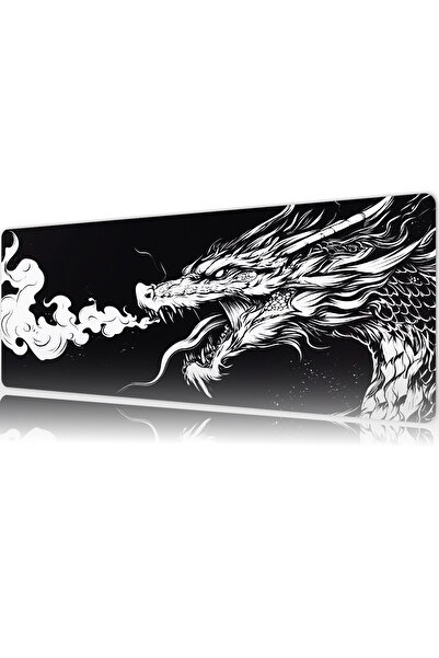 urzuva Gaming Oyuncu XL Mouse Pad Kaydırmaz Dikişli Mousepad 80x30 cm