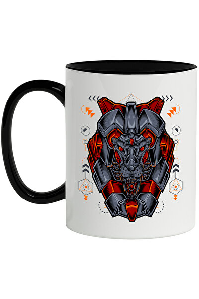 StoryGift Romania Cana Cu Leu, Robot, Android, Cibernetic, Abstract, Multicol...