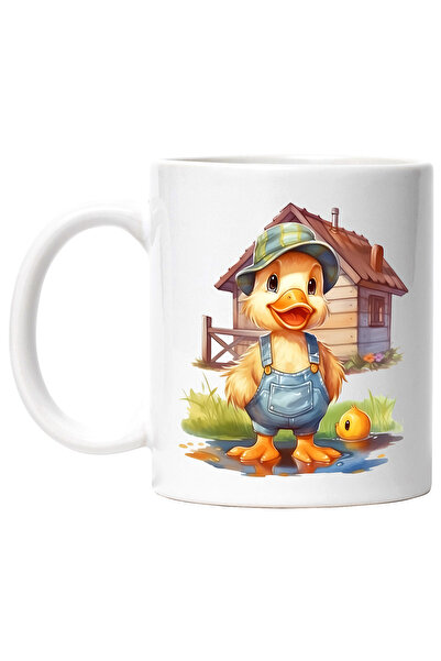 StoryGift Romania Cana cu un pui de rata | ilustratie | casuta in spate | iar...