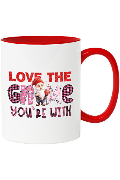 StoryGift Romania Cana cu un pitica care tine o inima in mana cu mesajul "Lov...