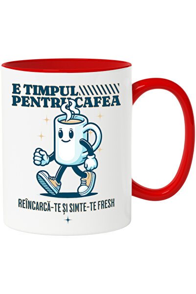 StoryGift Romania Cana E timpul pentru cafea. ceasca de cafea energie, 330ml,...