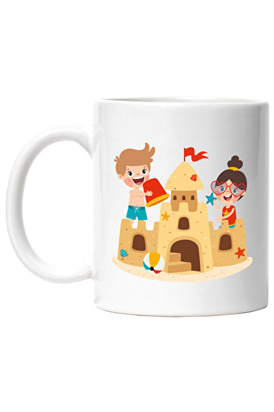 StoryGift Romania Cana Cu Castel De Nisip, Galeata, Minge, Copii, Ochelari, S...