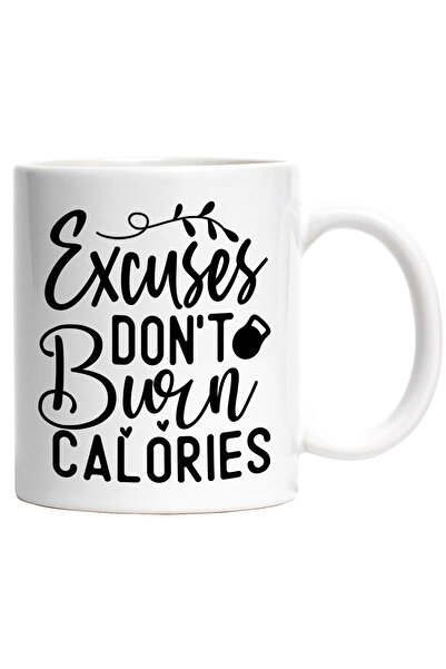 StoryGift Romania Cana cu mesajul "Scuzele nu ard caloriile" - grasime sport ...