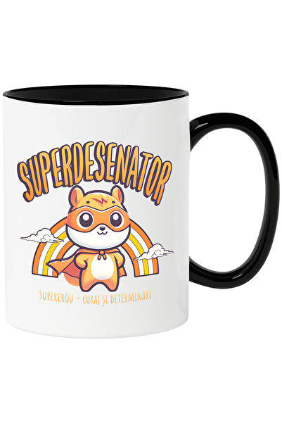 StoryGift Romania Cana Super Desenator SuperErou, Curaj si Determinare, 330ml...