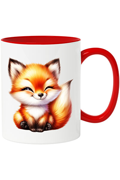 StoryGift Romania Cana cu o vulpe micuta care zambeste | fericita | ilustrati...