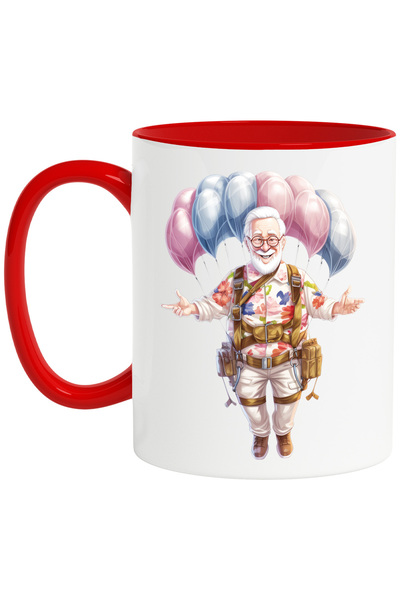 StoryGift Romania Cana cu un bunic | ilustratie | se da cu parasuta | senzati...