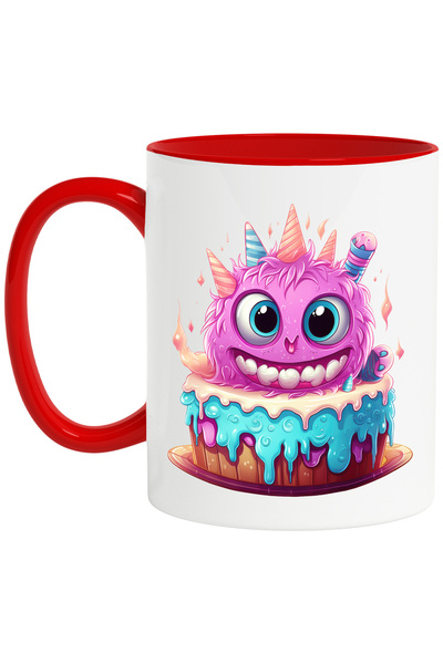 StoryGift Romania Cana cu un tort si cu o creatura in forma de minge | roz | ...